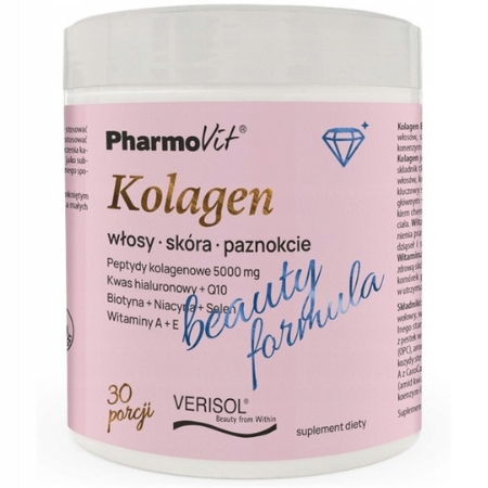 Kolagen Beauty Formula Pharmovit – suplement kolagenowy na skórę włosy i paznokcie 30 porcji