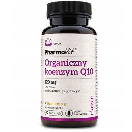Koenzym Q10 120 mg Pharmovit – suplement diety w kapsułkach, 60 kapsułek