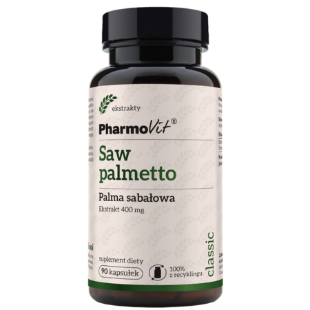 Saw Palmetto Palma sabałowa 400 mg Classic Pharmovit kapsułki