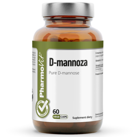 D-Mannoza Clean Label Pharmovit kapsułki VEGE 60 sztuk