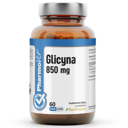 Glicyna 850 mg Clean Label Pharmovit kapsułki vege 60 sztuk