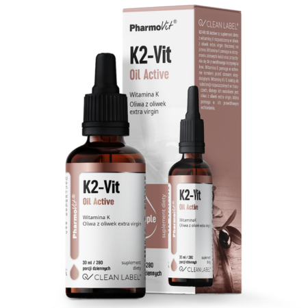 K2 Vit Oil Active Clean Label Pharmovit 30 ml witamina K2 krople
