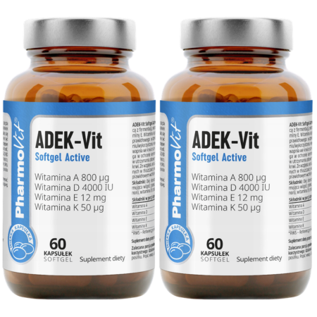 2x Pharmovit ADEK-Vit Softgel Active kapsułki olejowe