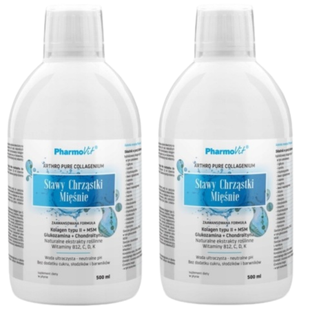 Pharmovit Stawy Chrząstki Mięśnie 500 ml kolagen MSM glukozamina
