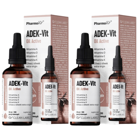 Pharmovit ADEK-Vit Oil Active – witaminy A D E K2 MK-7 w kroplach