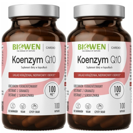 2x Naturalne wsparcie dla serca, układu nerwowego i każdej komórki organizmu.