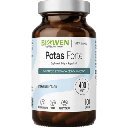 Biowen-Potas-Forte-100-kapsulek-Cisnienie-krwi-Wsparcie-miesni-Serce