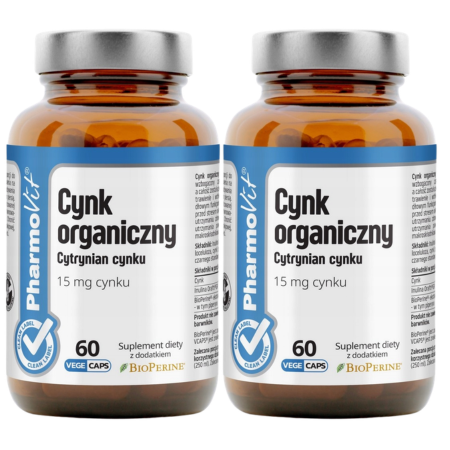 Pharmovit Cynk Organiczny z BioPerine® – kapsułki VEGE