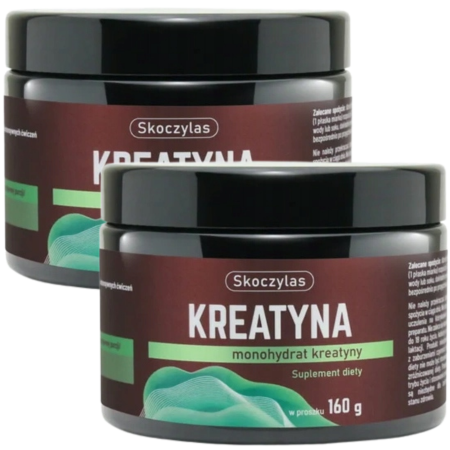 Skoczylas Kreatyna Monohydrat Kreatyny 160 g czysty monohydrat 100% dla sportowców