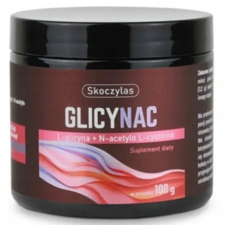 Skoczylas L-Glicyna + N-Acetylo L-Cysteina 100 g – suplement diety z glicyną i NAC