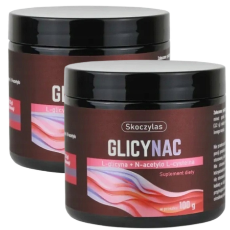 Skoczylas L-Glicyna + N-Acetylo L-Cysteina 100 g – suplement diety z glicyną i NAC