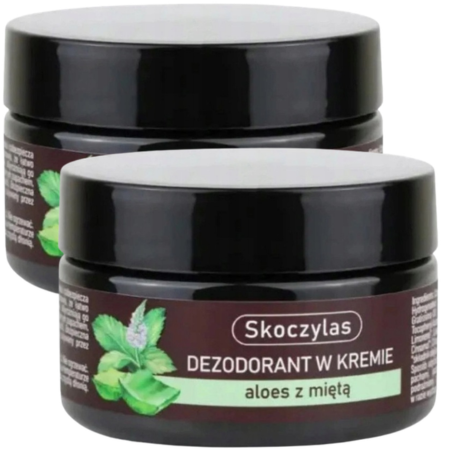 Skoczylas Dezodorant Aloes i Mięta – 2 × 60 ml