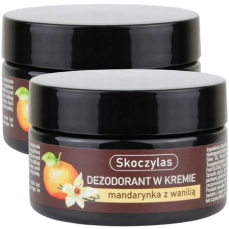 Skoczylas Dezodorant Mandarynka i Wanilia – 2 × 60 ml