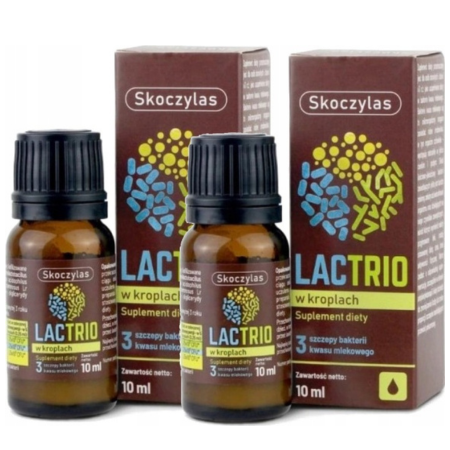 Skoczylas LACTRIO w Kroplach – zestaw 2 × 10 ml