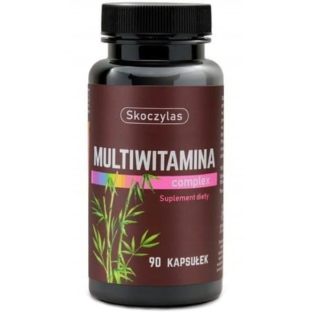 Skoczylas Multiwitamina – kompleks witamin i minerałów dla codziennego wsparcia odporności, energii i witalności organizmu, 90 kapsułek.