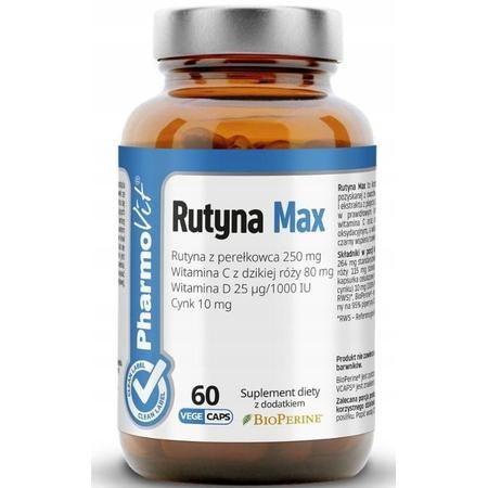 Pharmovit Rutyna Max – rutyna 250 mg kapsułki VEGE