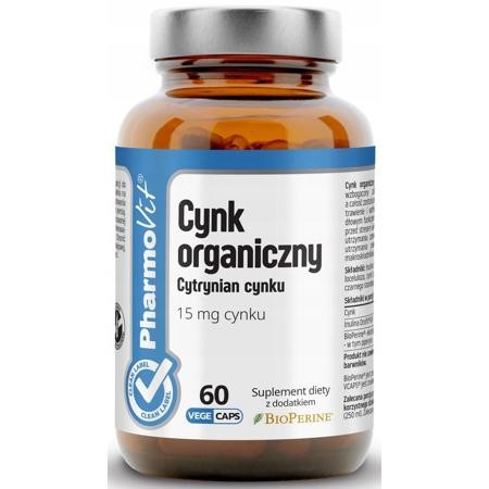 Pharmovit Cynk Organiczny z BioPerine® – kapsułki VEGE