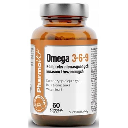 Omega 3-6-9 Pharmovit kapsułki – kompleks kwasów tłuszczowych omega z witaminą E