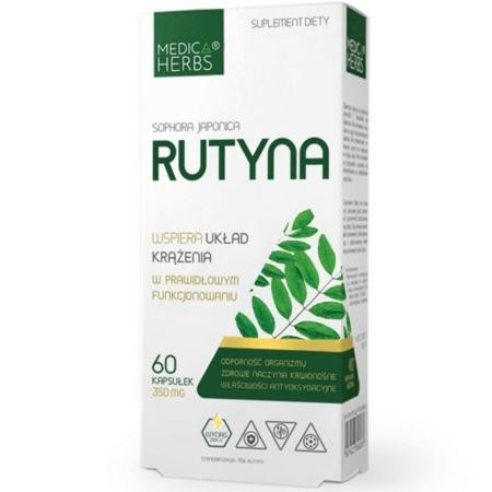Rutyna Medica Herbs – wsparcie dla krążenia i ochrona komórek – 60 kapsułek