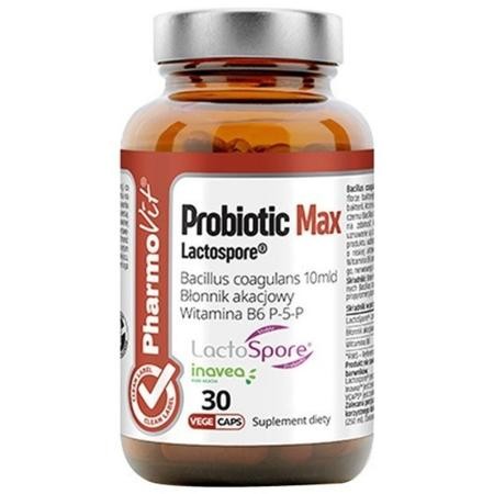 Pharmovit Bacillus Coagulans Lactospore – probiotyk w kapsułkach z witaminą B6
