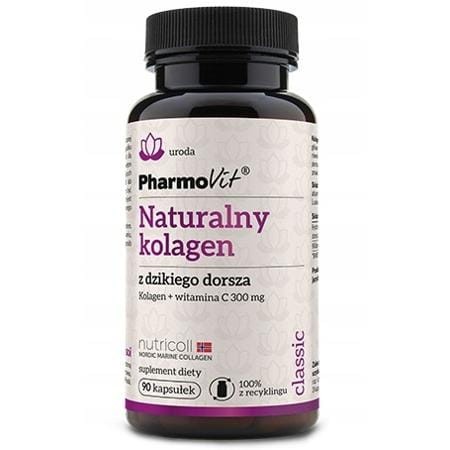 Pharmovit Kolagen Morski + Witamina C – kapsułki z kolagenem rybim