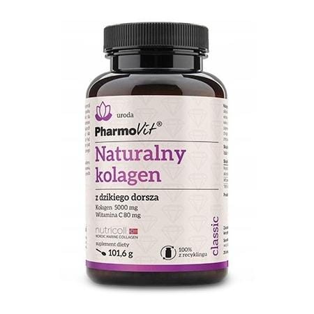 Pharmovit Kolagen Morski 5000 mg + Witamina C – proszek z kolagenem rybim