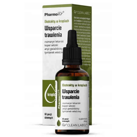 pharmoVit Wsparcie Trawienia – ekstrakty roślinne w kroplach 30 ml